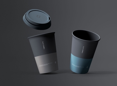 Download Free Cup Mockup Designs Themes Templates And Downloadable Graphic Elements On Dribbble PSD Mockups.