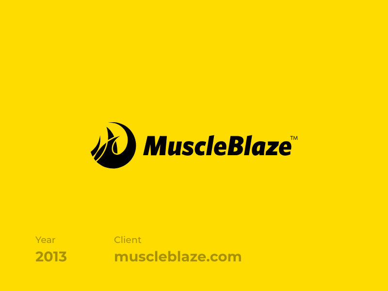 MuscleBlaze | Logo by Yogesh Singh on Dribbble