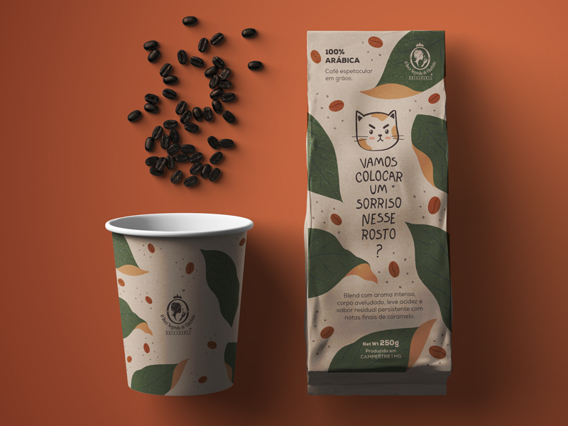 Coffee packaging design by Maycon Prasniewski on Dribbble