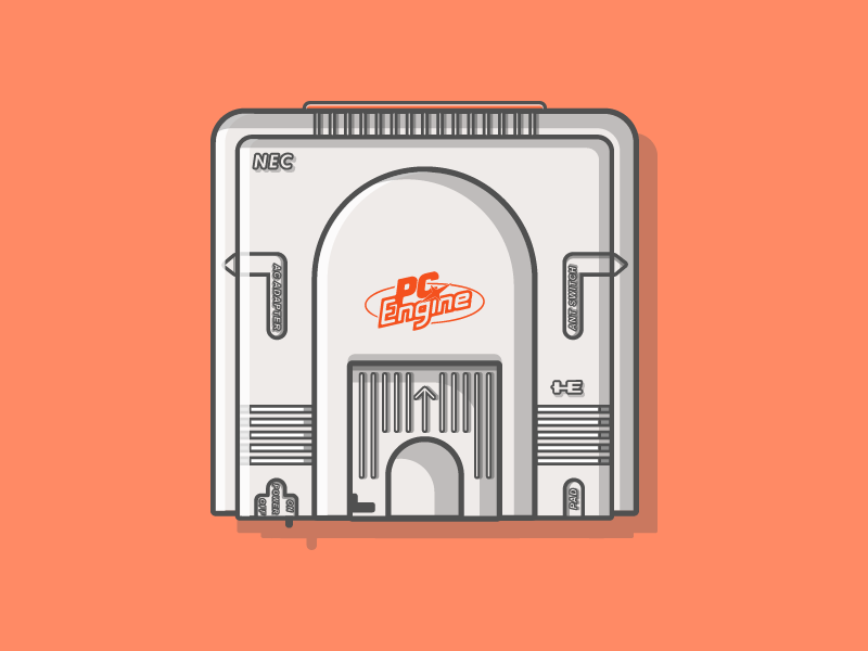 Pc Engine Illustration For A Client By Catalyst On Dribbble
