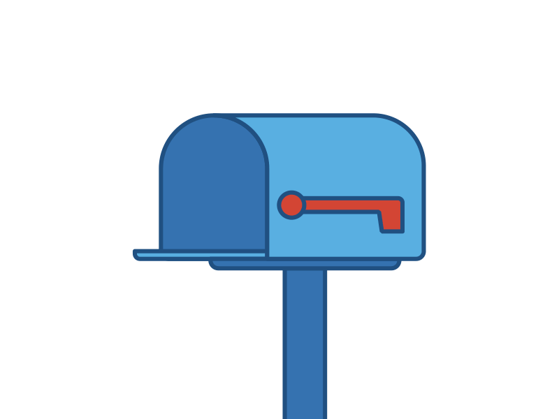 Dribbble - invite_mailbox_loop.gif by Joel Unger