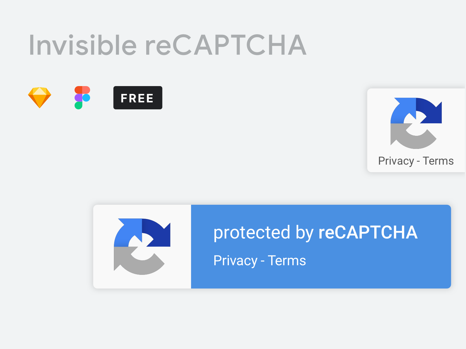 Google Invisible reCAPTCHA Library - Sketch and Figma Freebie by Ashar  Setiawan on Dribbble