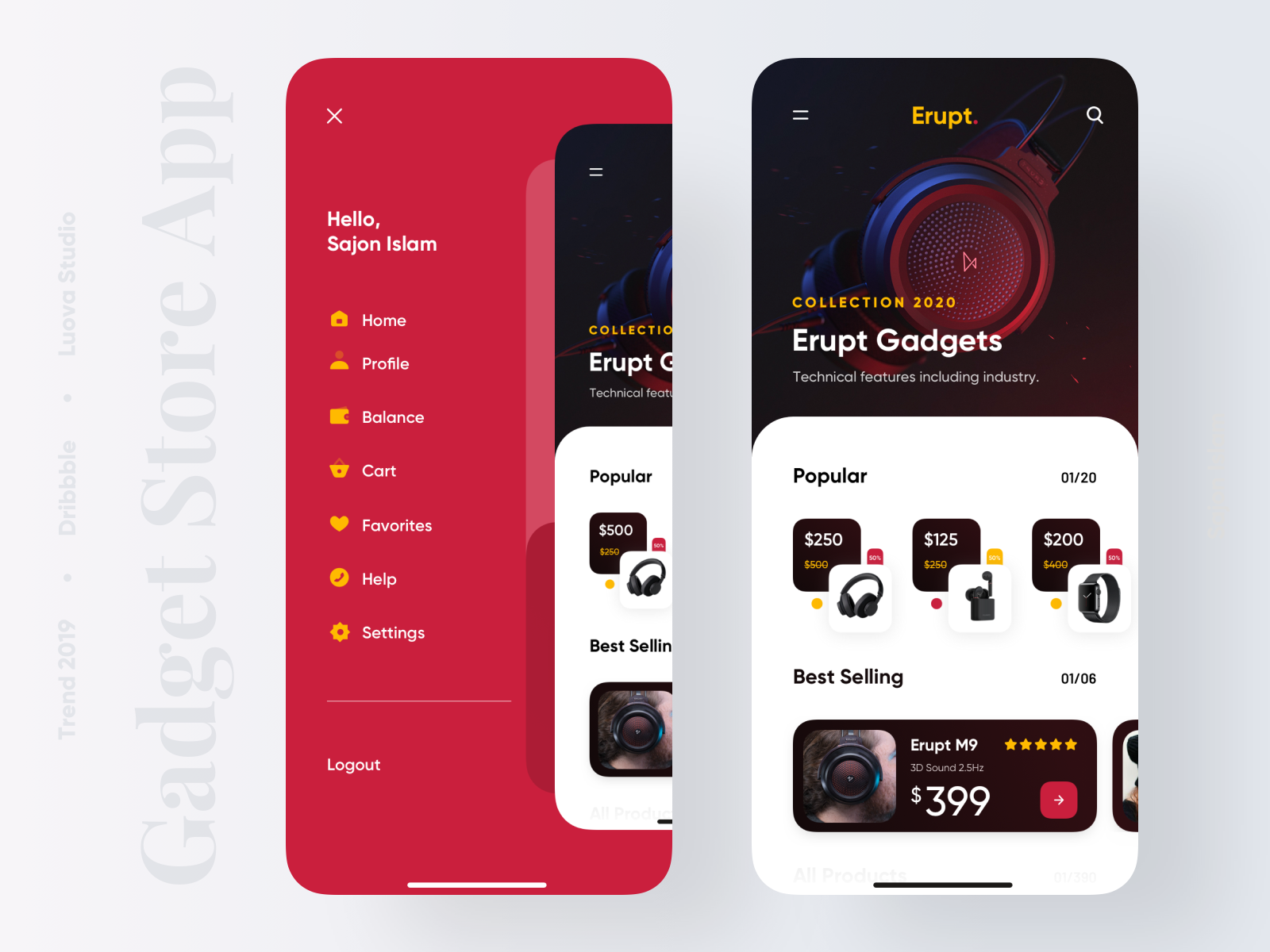 Gadget Store App by Sajon for Ofspace Team on Dribbble