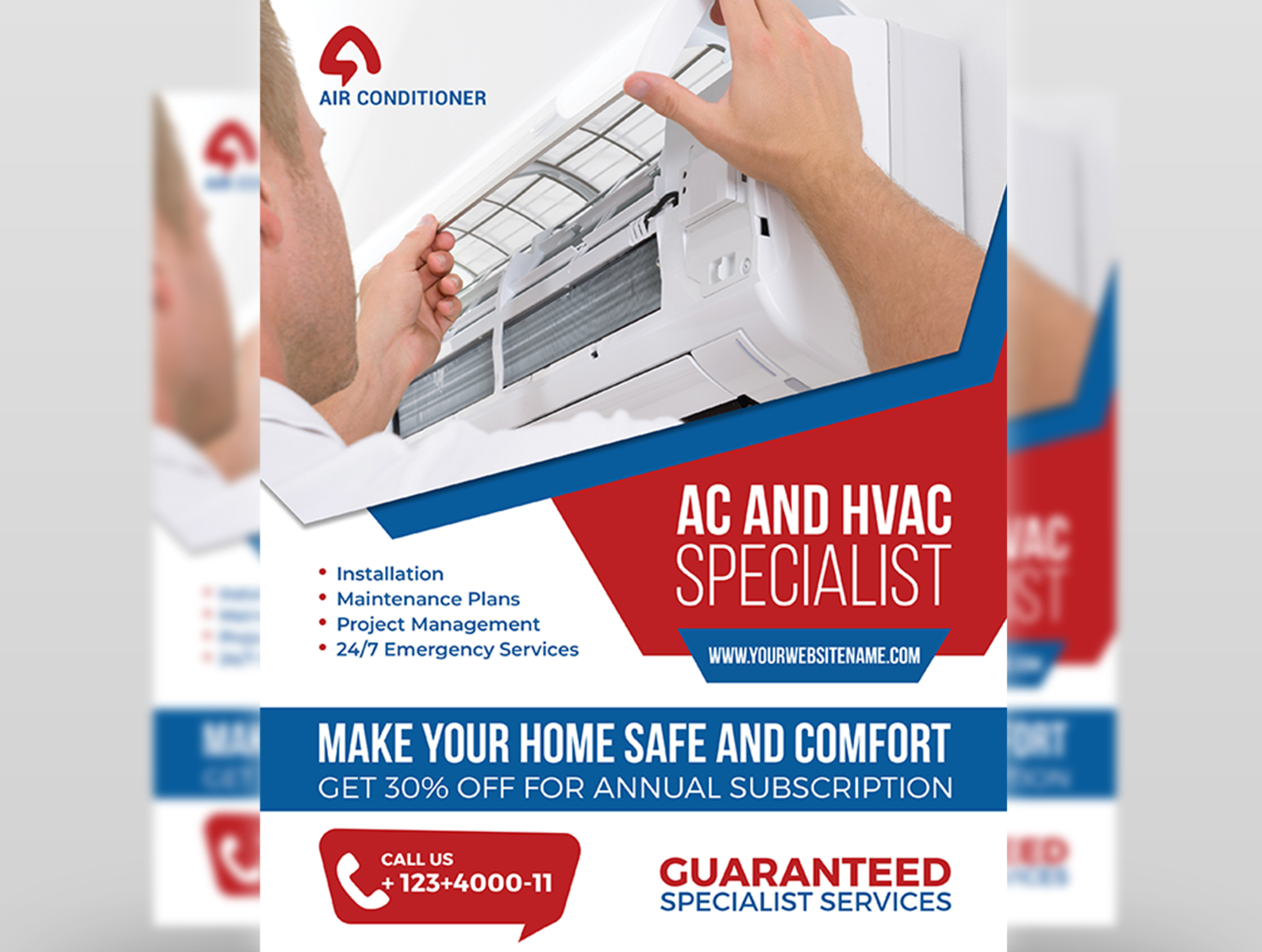 Air Conditioning Flyer Templates