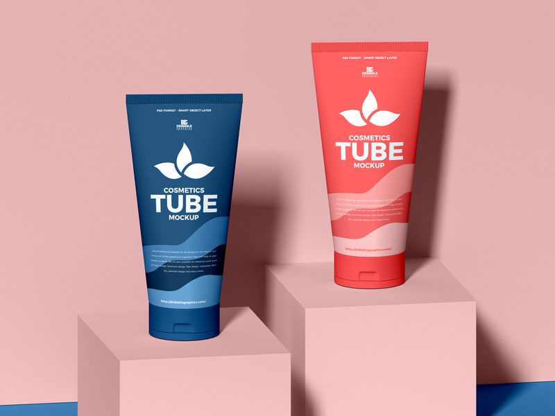 Download Free Tube Mockup Designs Themes Templates And Downloadable Graphic Elements On Dribbble PSD Mockups.