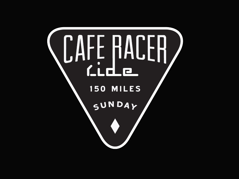 Cafe Racer Ride Sunday by David Cran on Dribbble
