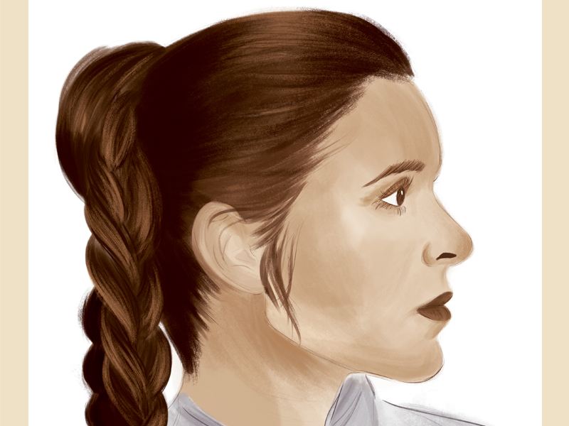 A Star Wars Character Leia Organa By Ana Dring On Dribbble