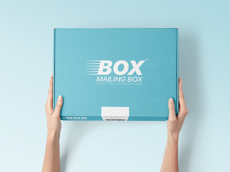 Download Free Mailing Box Mockup Designs Themes Templates And Downloadable Graphic Elements On Dribbble PSD Mockups.