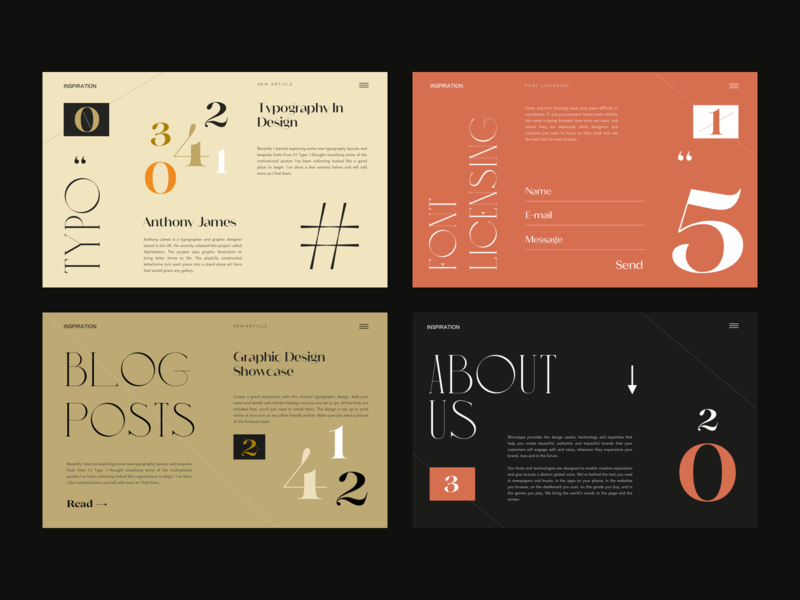 typography layouts typography art typography colors branding blog web interface design ui