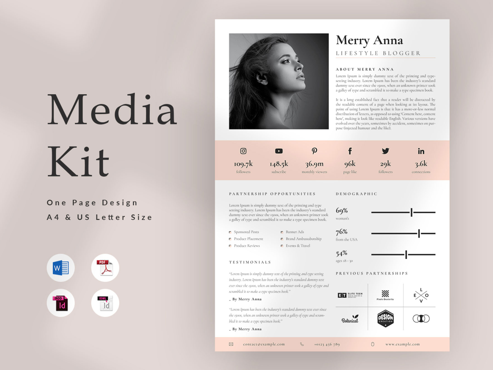Free Media Kit Template Download from static.dribbble.com