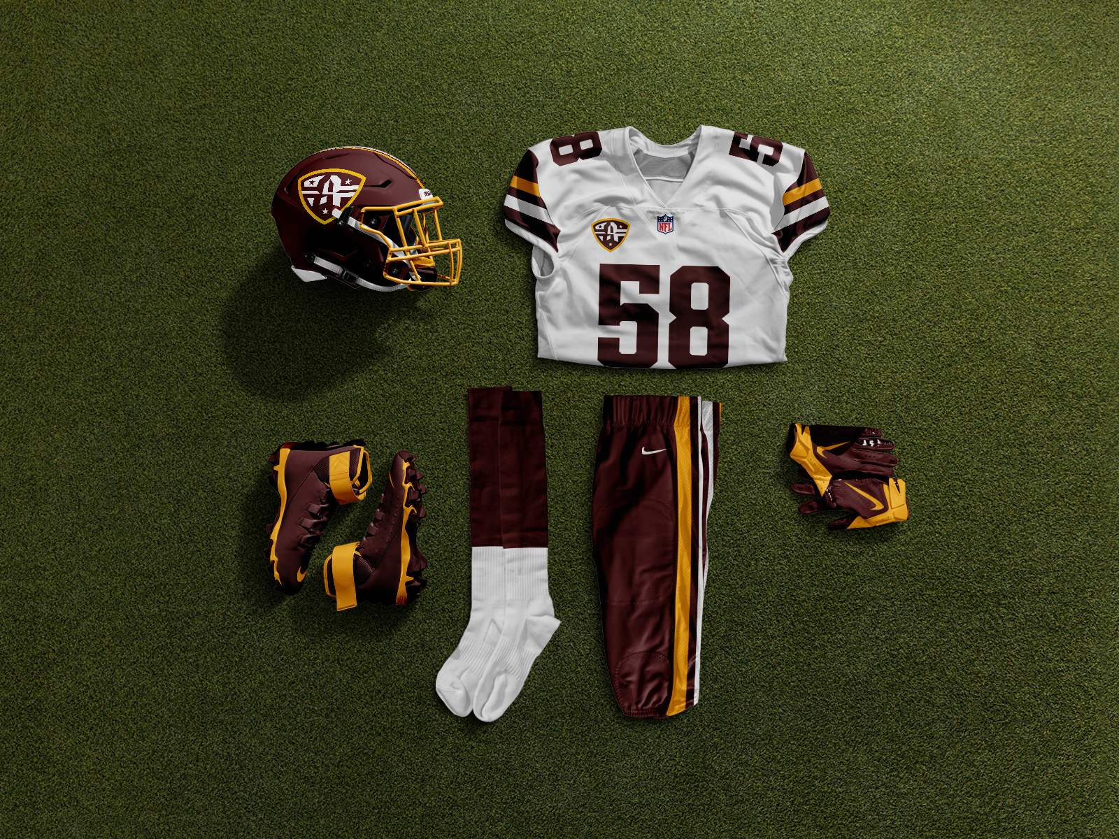Washington NFL Rebrand Concept | Uniform Design by Dan Blessing on Dribbble