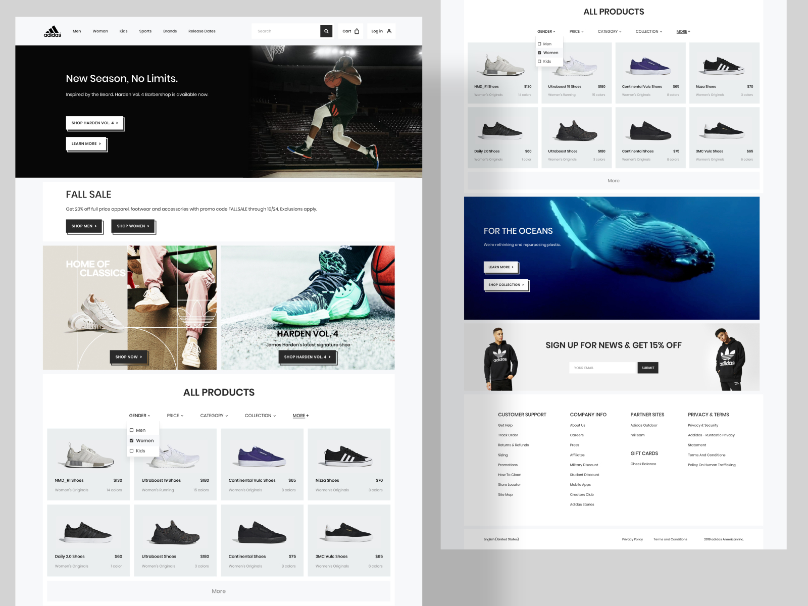 adidas shoes website