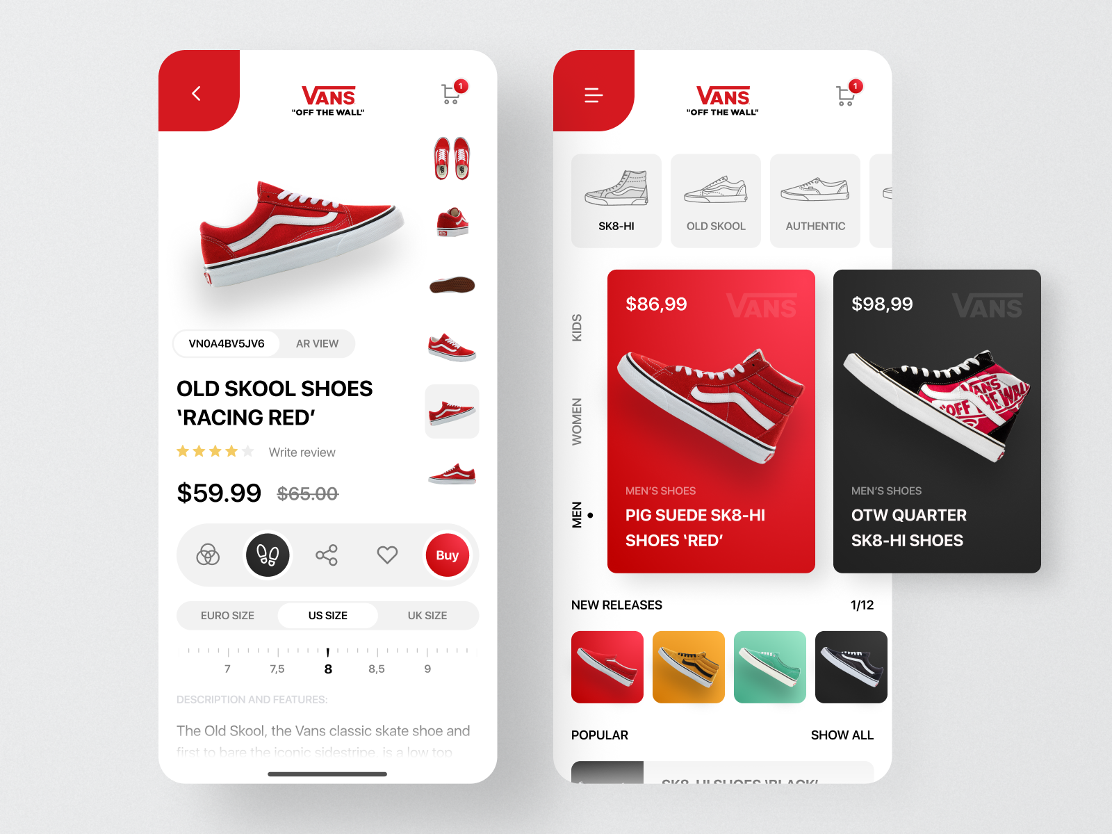 vans shoes app