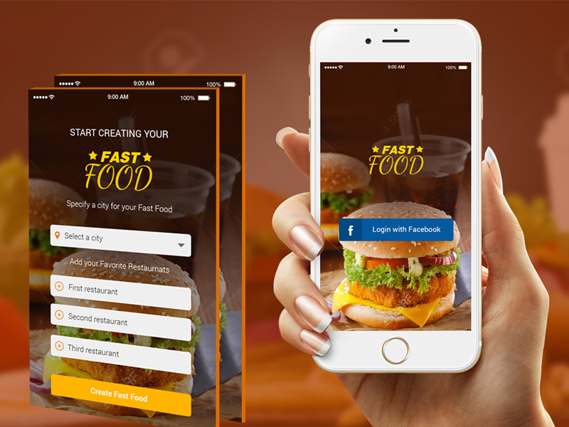 Fast Food App Design by samir kumar bitt on Dribbble