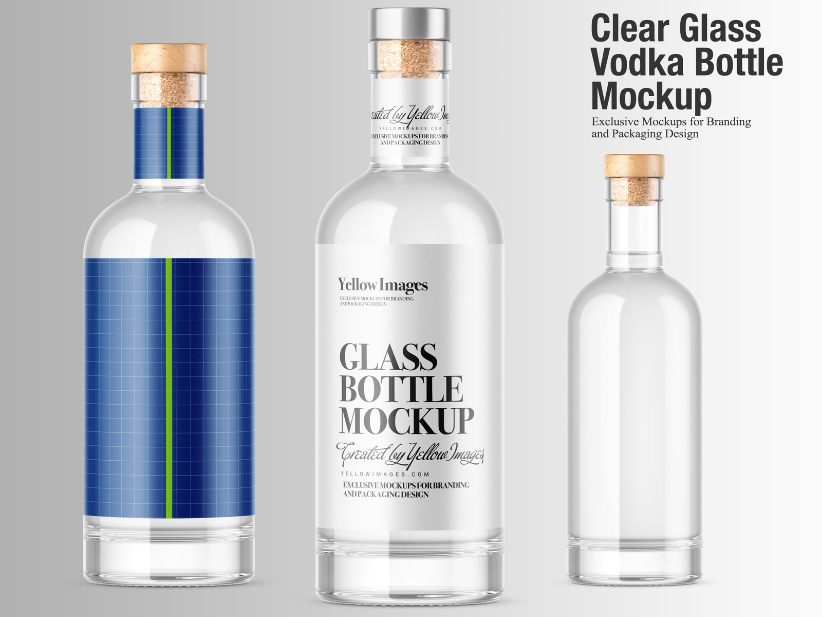 Glass Vodka Bottle Mockup By Oleksandr Hlubokyi On Dribbble