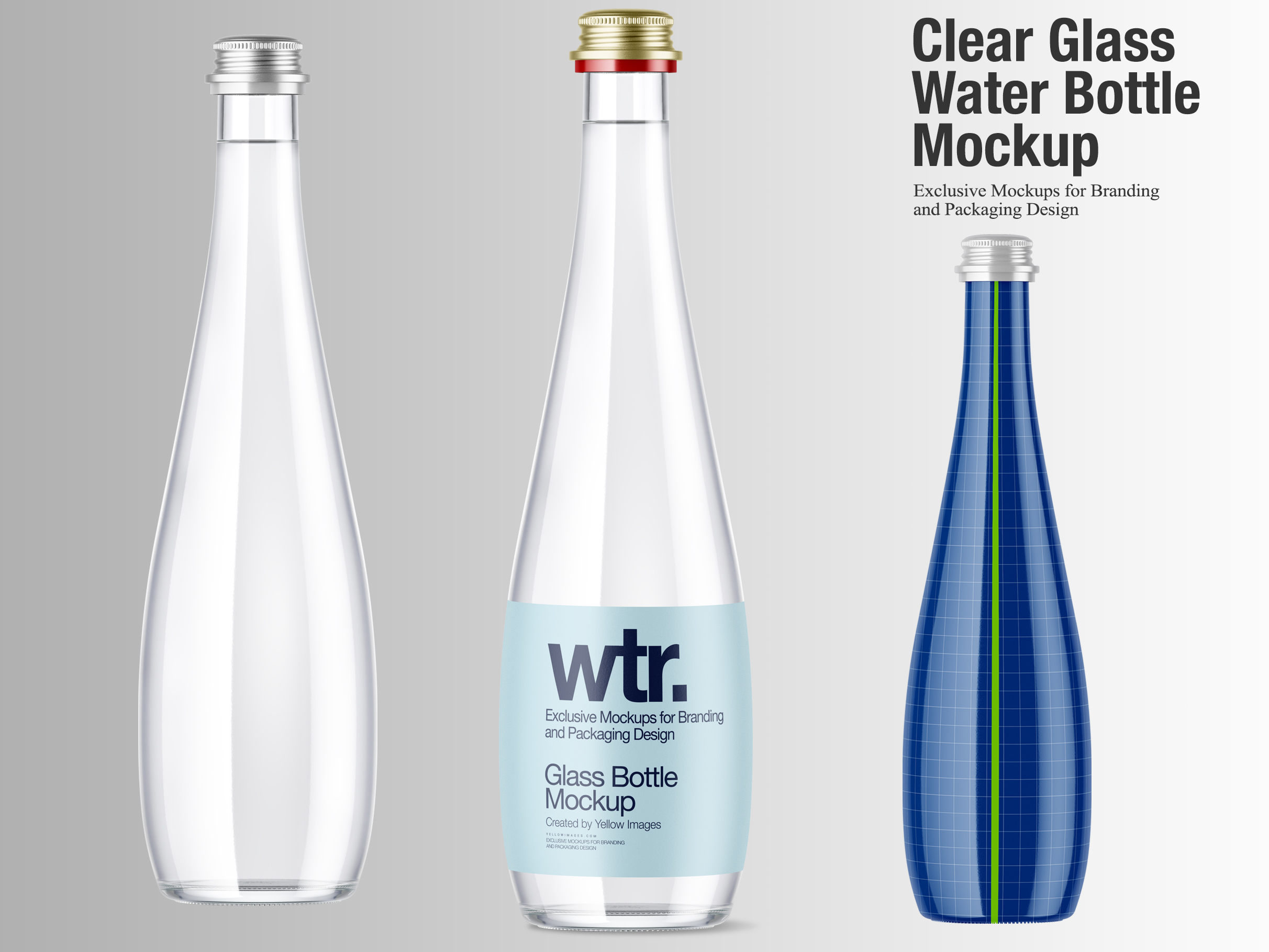 Clear Glass Water Bottle By Oleksandr Hlubokyi On Dribbble