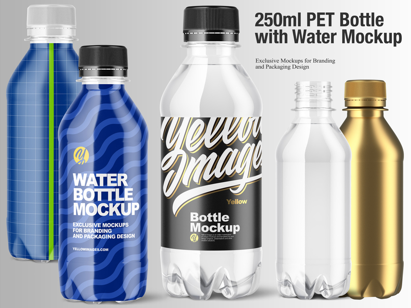 Water Bottle Mockup Designs Themes Templates And Downloadable Graphic Elements On Dribbble