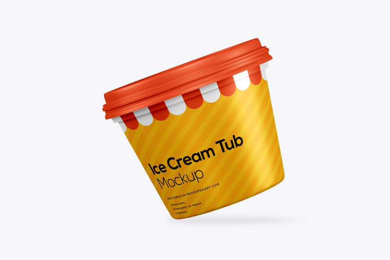 Download Free Ice Cream Mockup Designs Themes Templates And Downloadable Graphic Elements On Dribbble PSD Mockups.