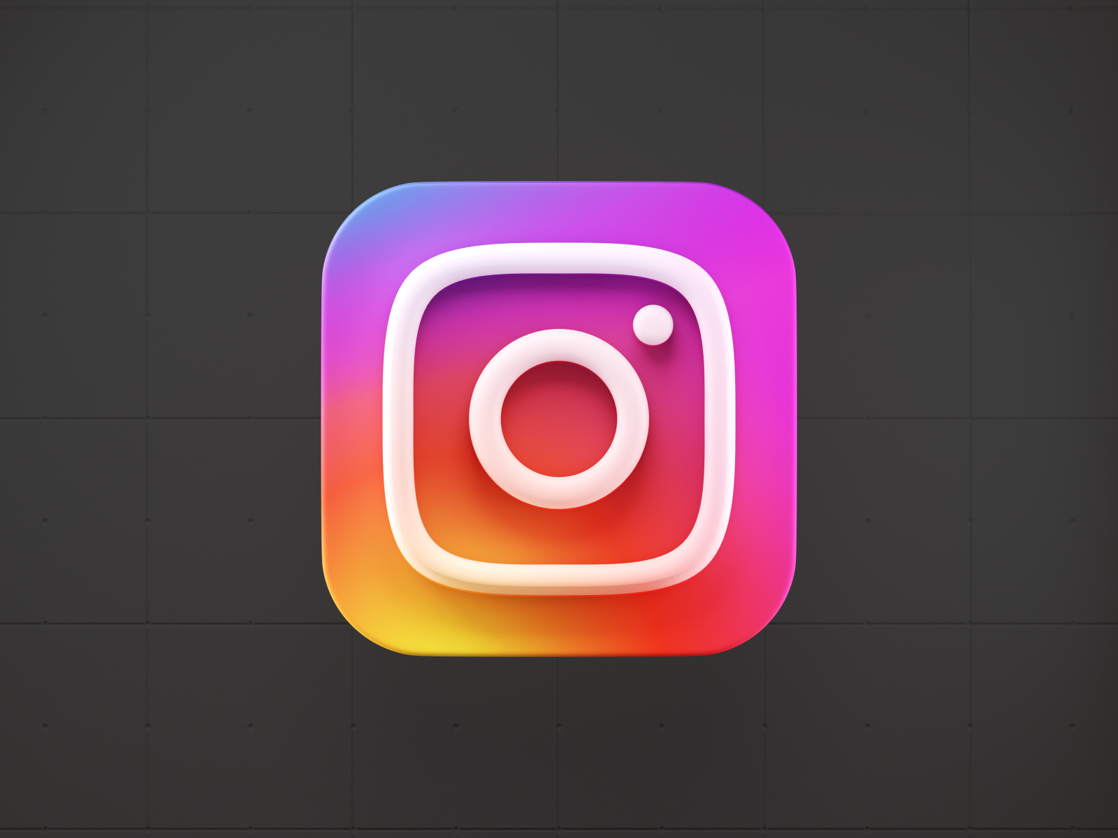 Instagram 3D icon concept by Tien Vi on Dribbble
