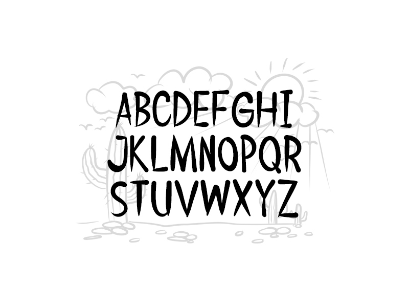 Download Free Hd Doodle Font By Hendydraw On Dribbble Fonts Typography