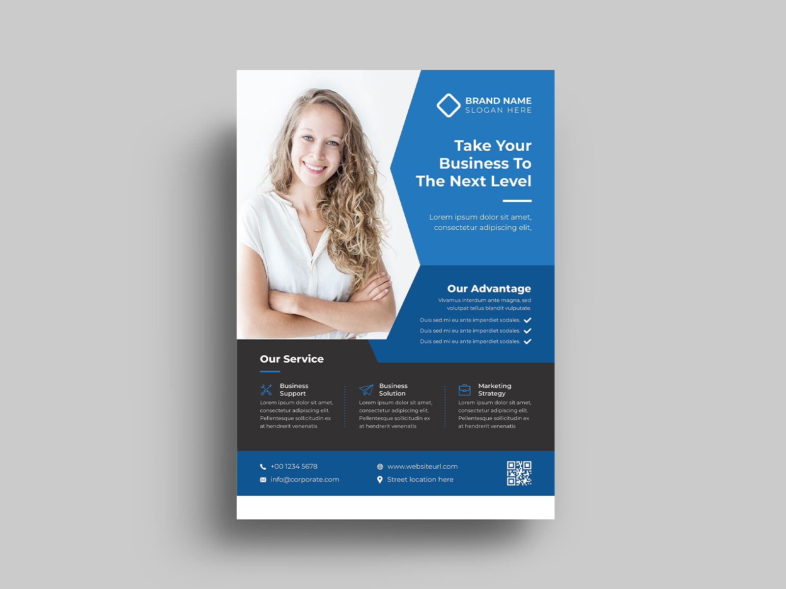 Business Handout Template from static.dribbble.com