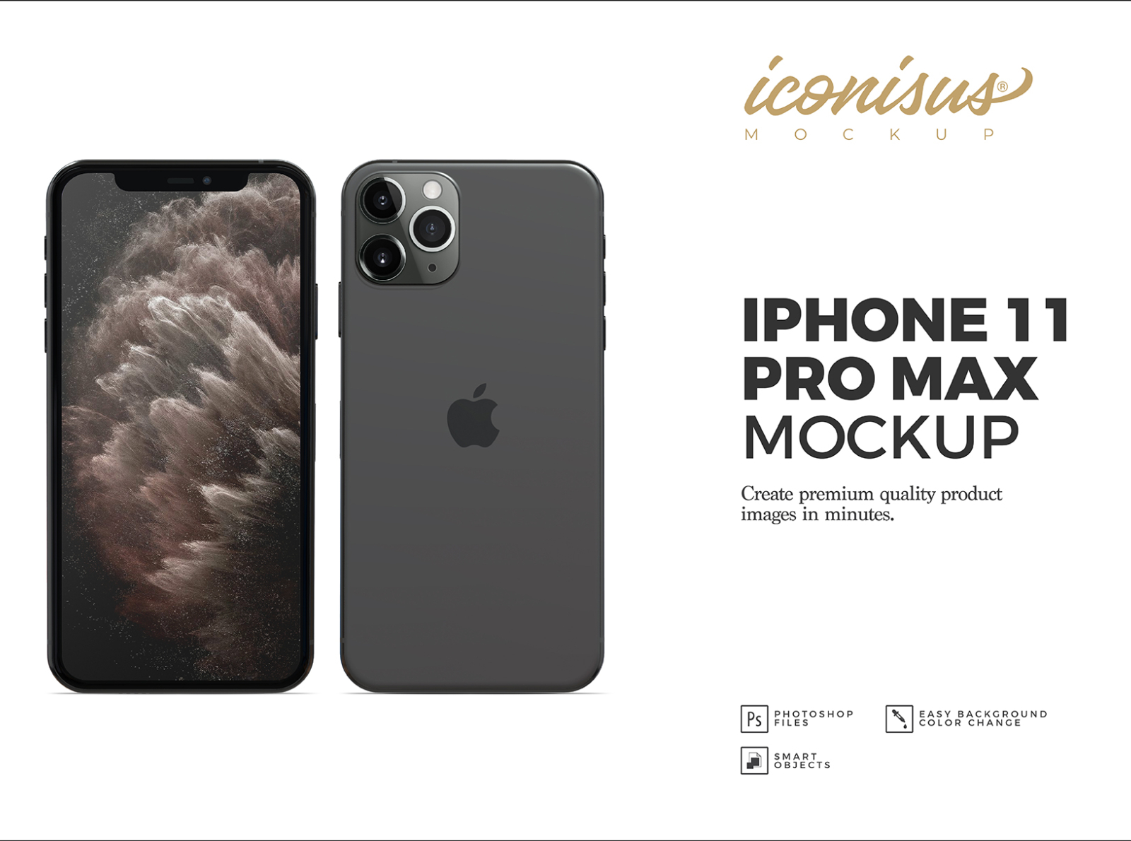 Download iPhone 11 Pro Max Mockup Template by iconisusmockup (c ...