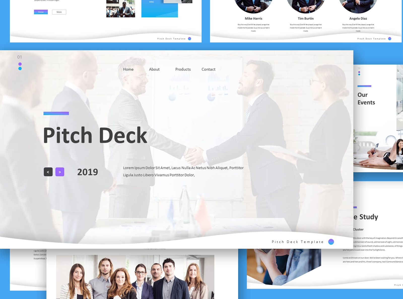 Pitch Deck Google Slides Template by Giant Design on Dribbble