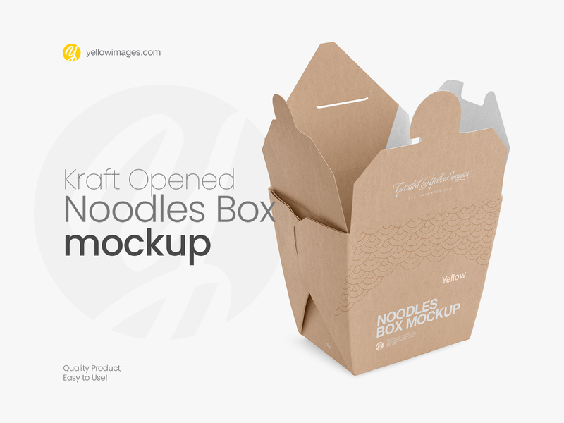 Download Noodles Box Mockup Designs Themes Templates And Downloadable Graphic Elements On Dribbble PSD Mockup Templates