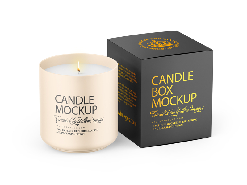 Download Candle Template Designs Themes Templates And Downloadable Graphic Elements On Dribbble PSD Mockup Templates