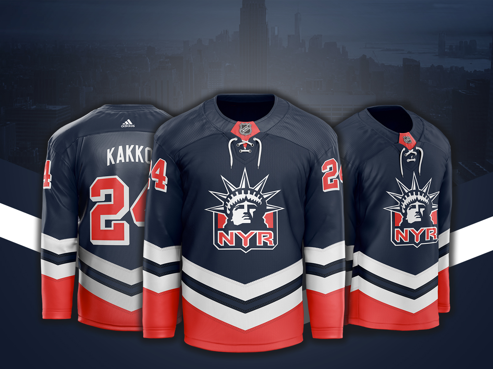 new york rangers statue of liberty jersey for sale