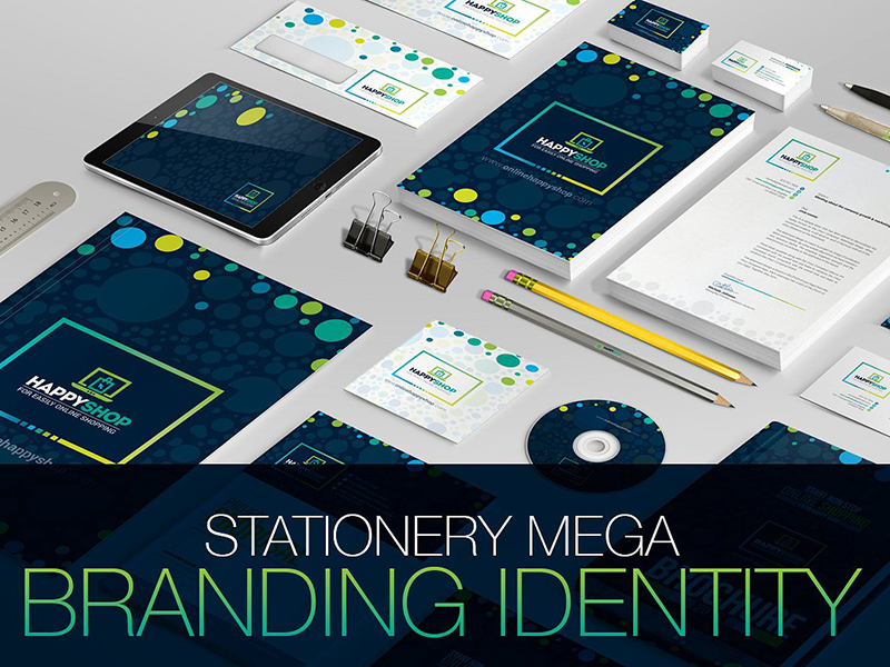 Download Free Business Mega Branding Identity By Contestdesign On Dribbble PSD Mockup Template